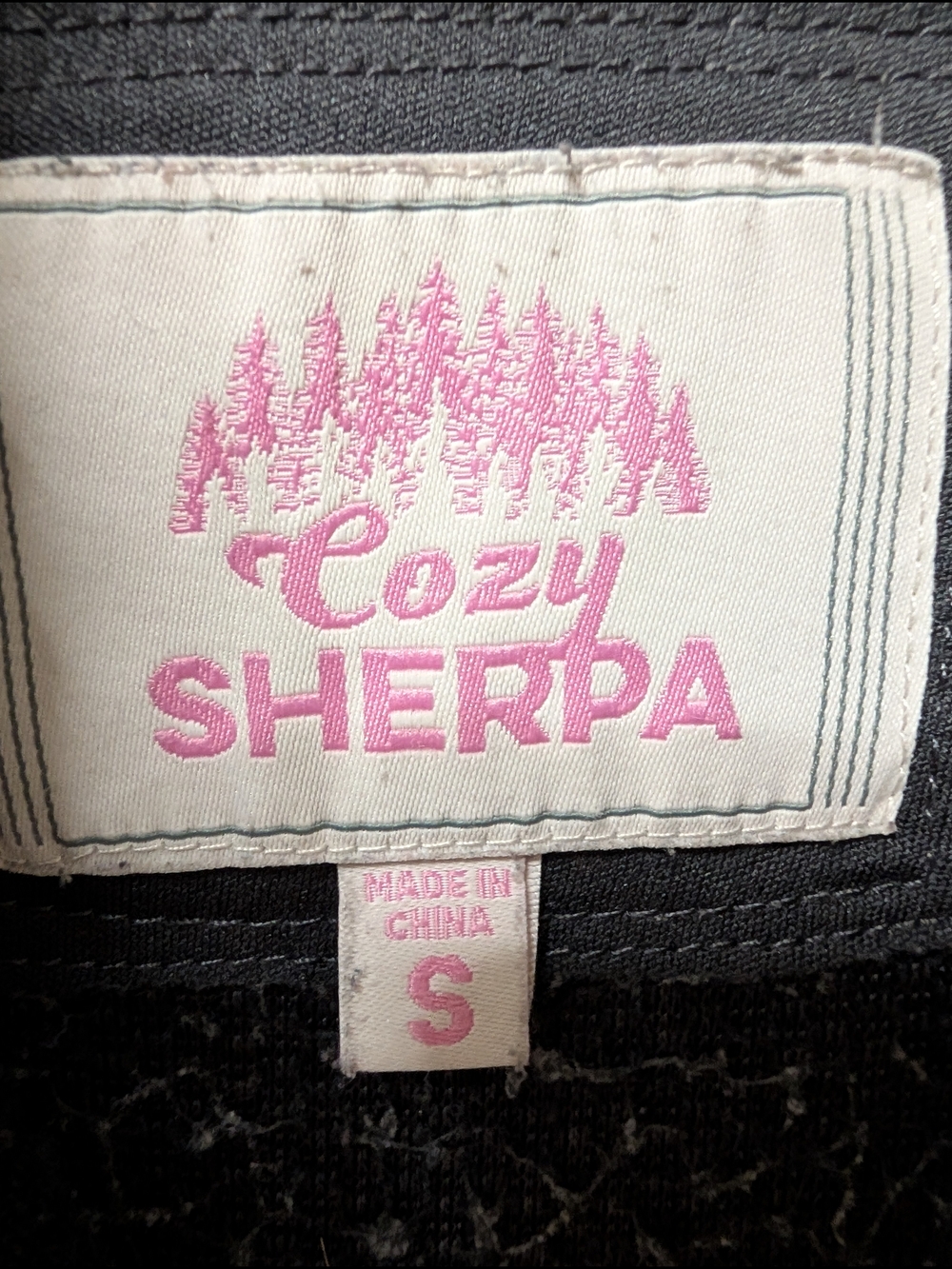 Cozy ♥️ Women's Gray Sherpa Half-Zip Pullover - Picture 2 of 2